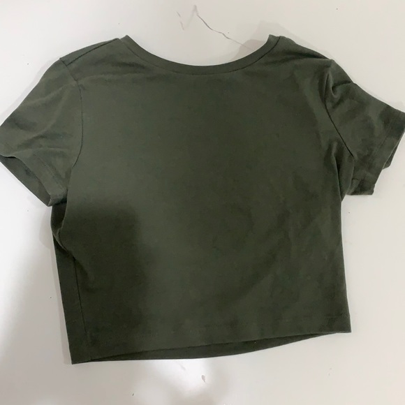 Target | Tops | Army Green Fitted Crop Top | Poshmark